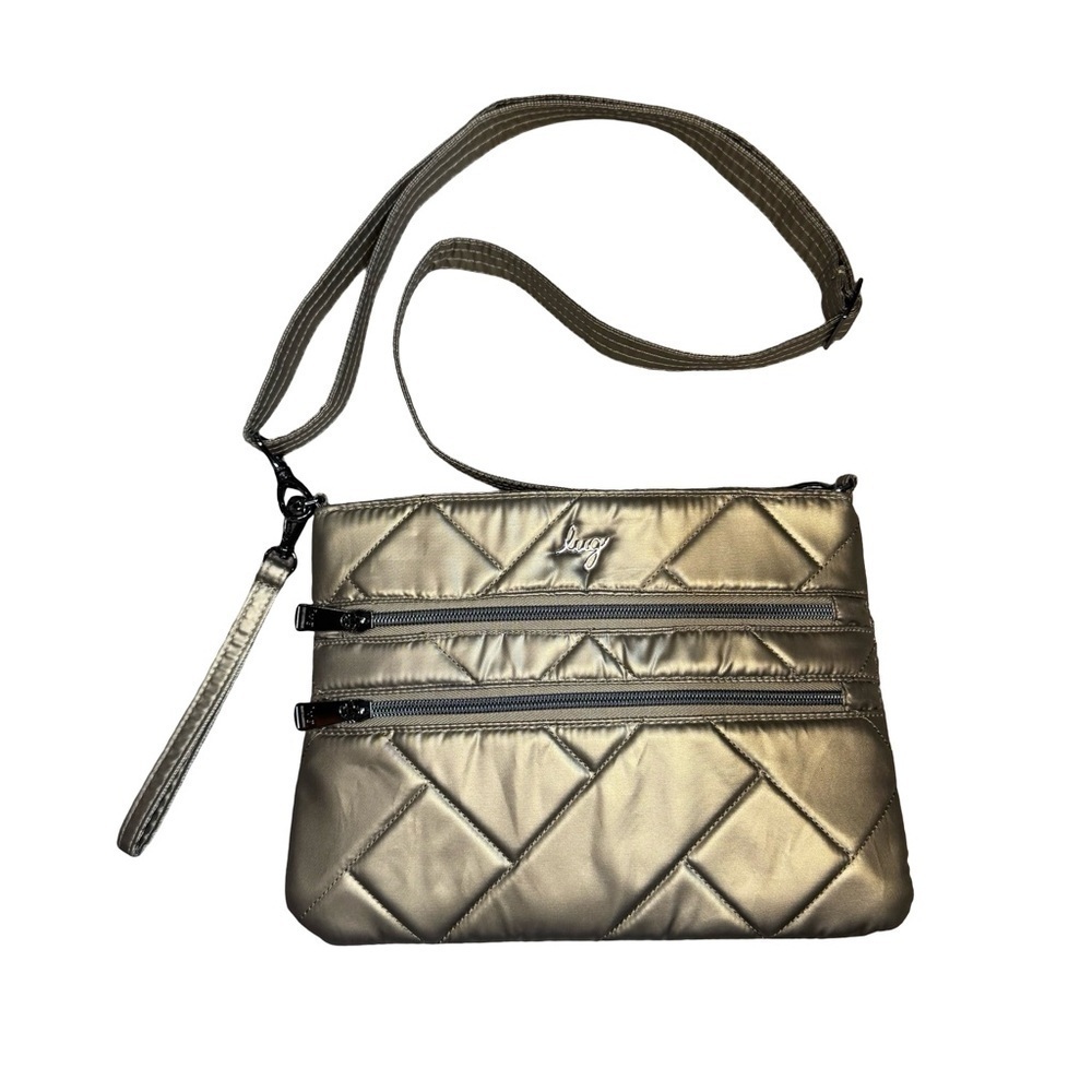 Lug Metallic Crossbody Bag